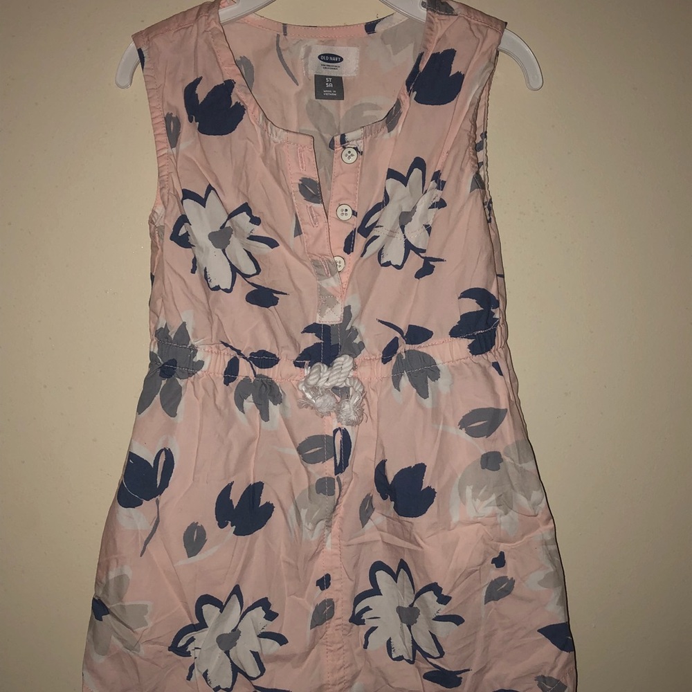 Old Navy Cotton Floral Dress-Size 5T